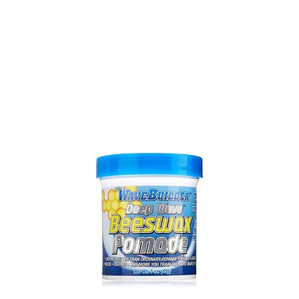 Wave Builder Pomade – Strong Hold for Defined Waves – 3 oz