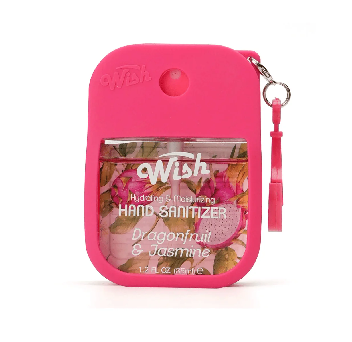Wish Sanitizer Spray Keychain with Silicone Case - 1.2oz - Image 5