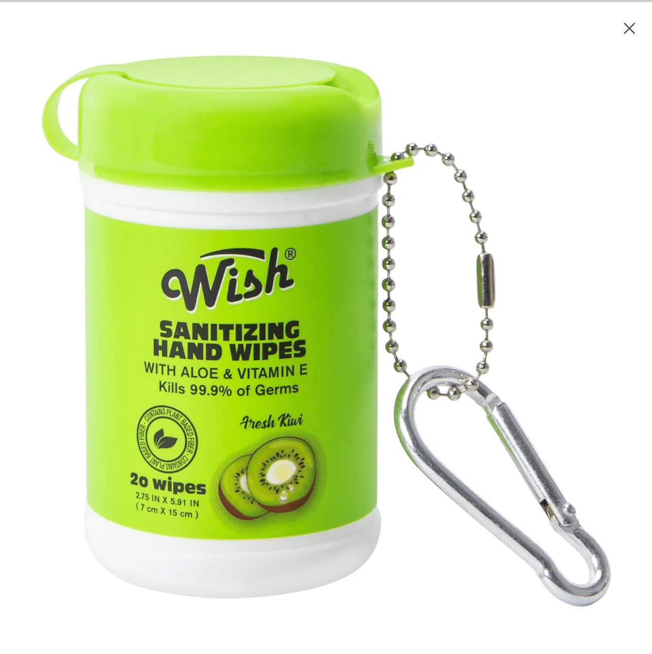 Wish Sanitizing Hand Wipes 20-Pack - Image 3