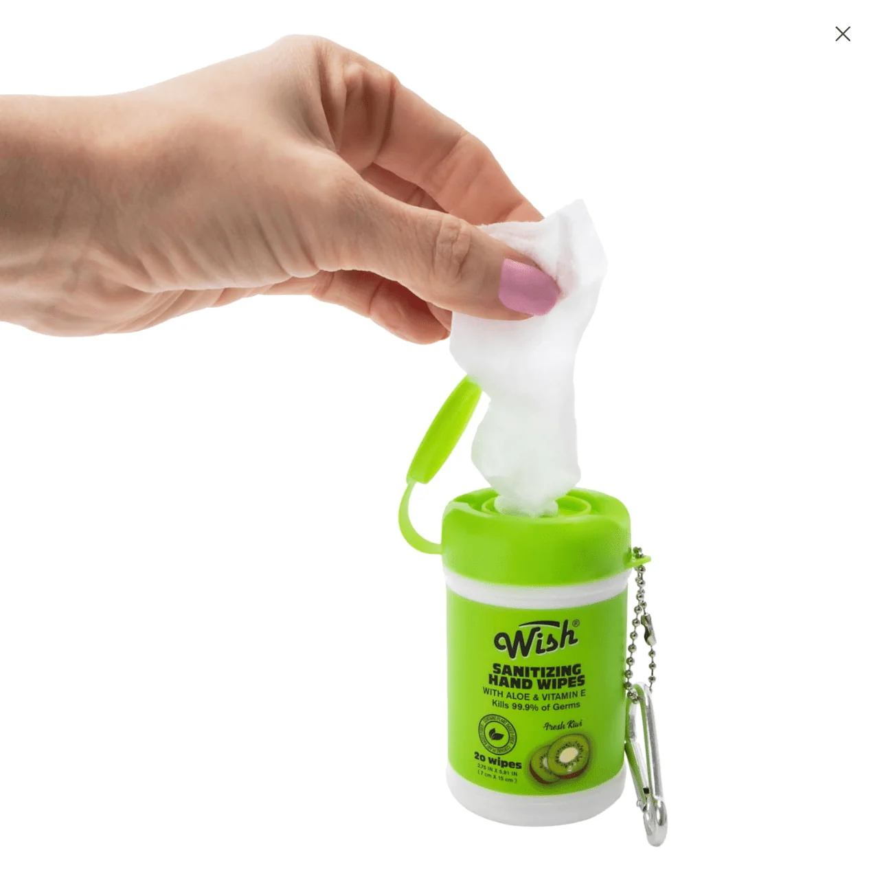 Wish Sanitizing Hand Wipes 20-Pack - Image 5