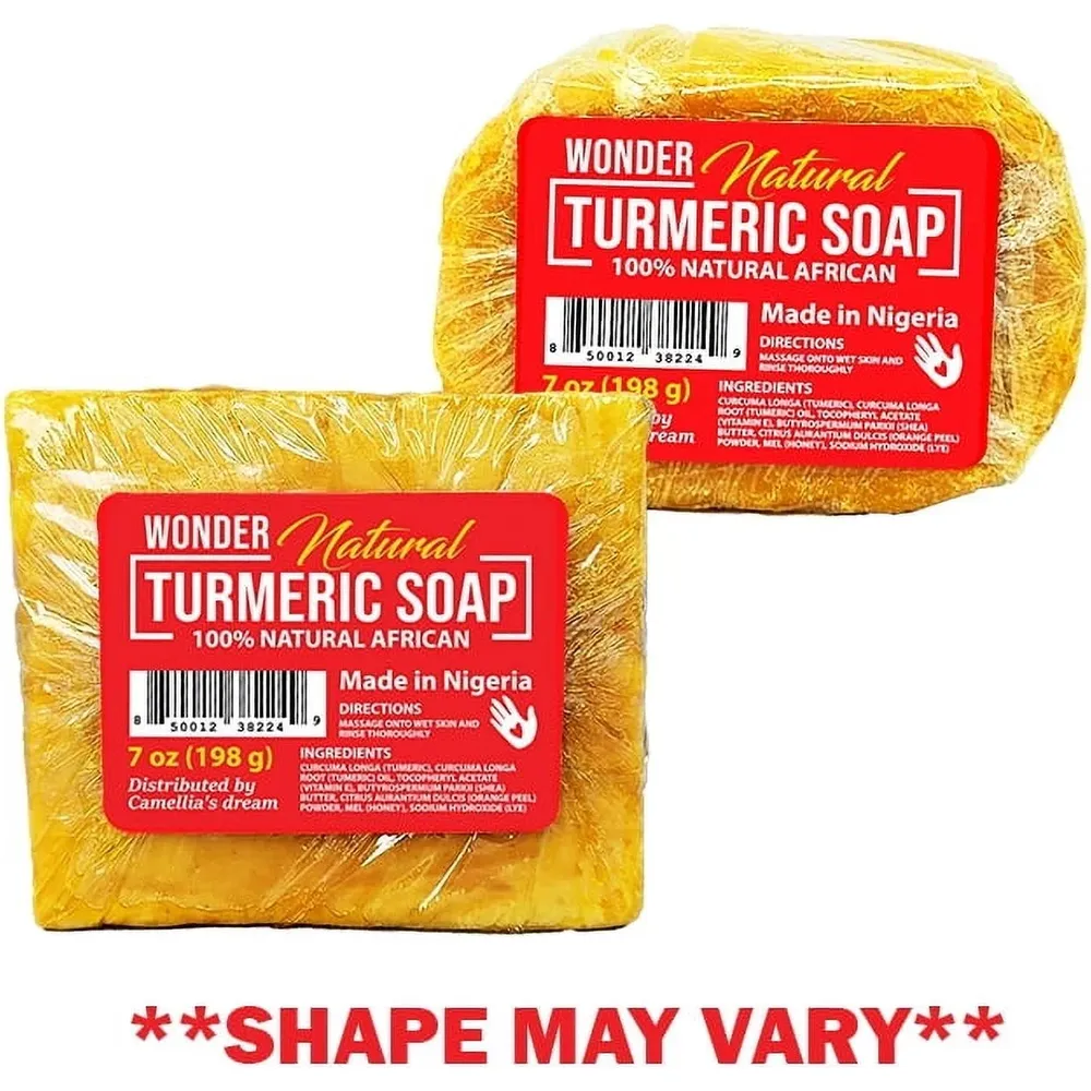 WonderLoc Natural Turmeric Soap – 7oz - Image 2