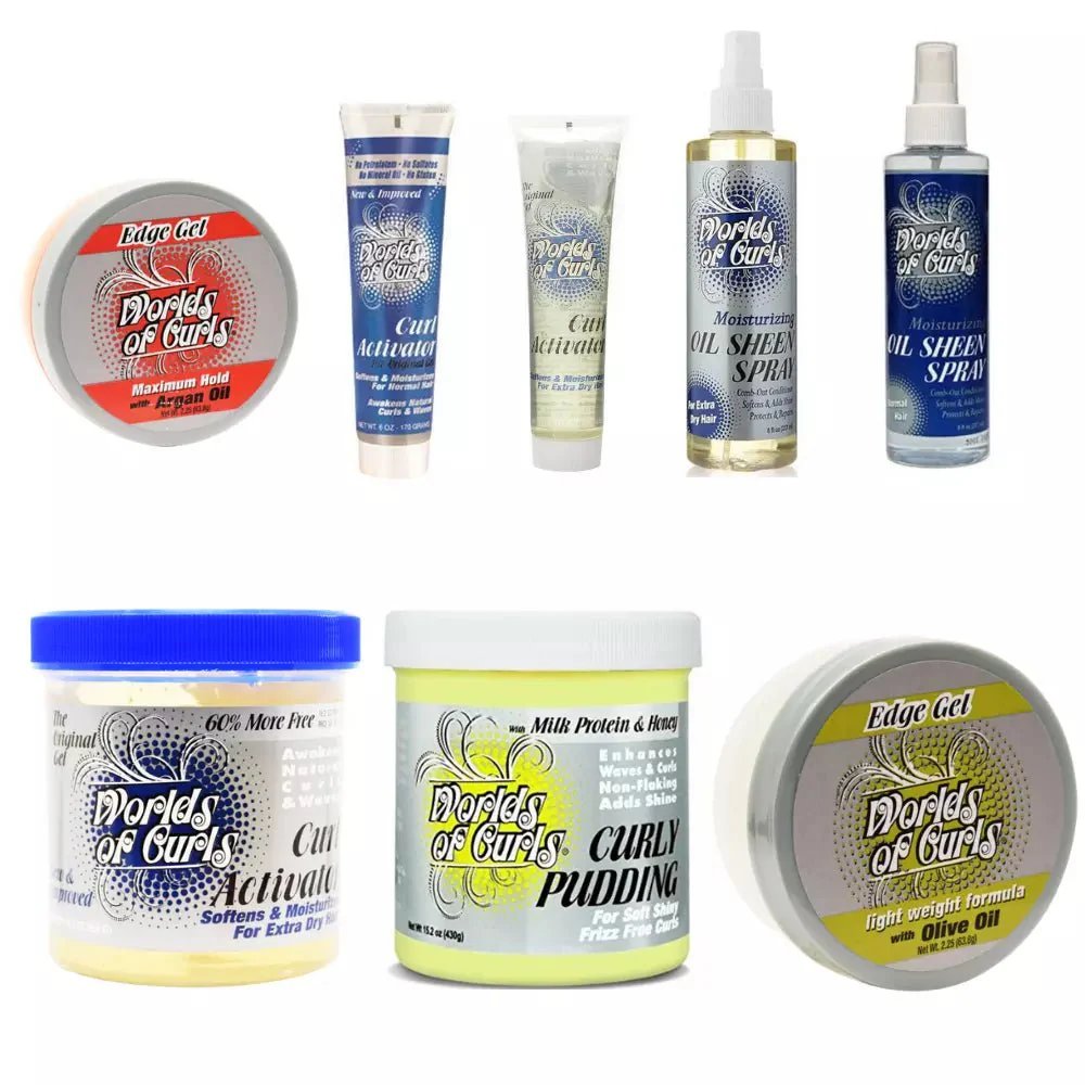 Worlds of Curls – Curl Activators, Sheen Sprays & Styling Gels for Normal & Dry Hair - Image 2
