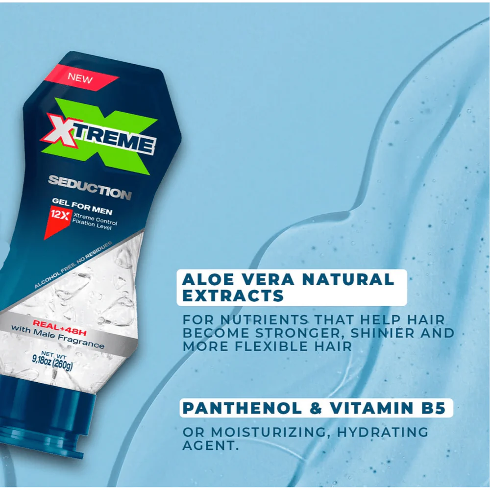 Xtreme Seduction Hair Gel β Flake-Free Hold β 260g - Image 4