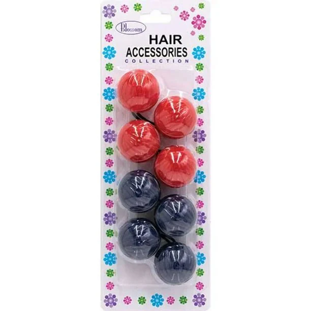 Blossom Hair Accessories Synthetic - Floral Clips & Ties  PPP08-07 & PPP08-08 - Image 2
