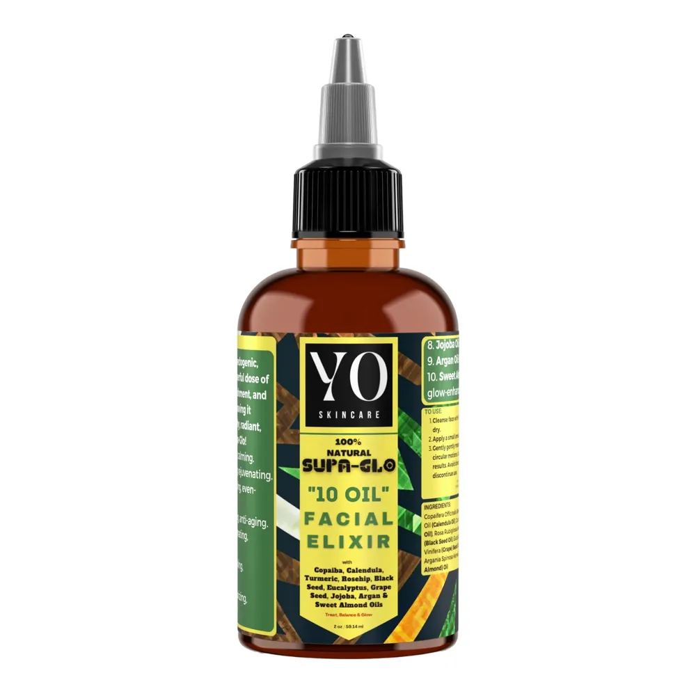 Supa-Glo 10 Oil Facial Elixir – 2oz - Image 2